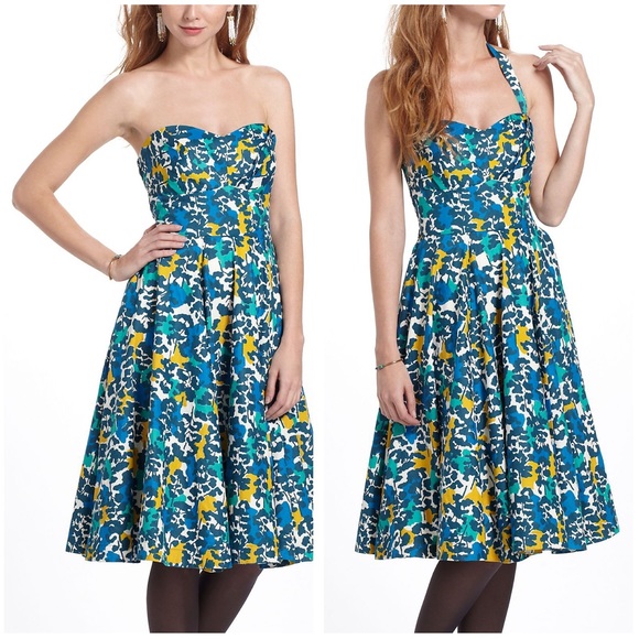 Anthropologie Girls from Savoy Halter Dress - Picture 2 of 16